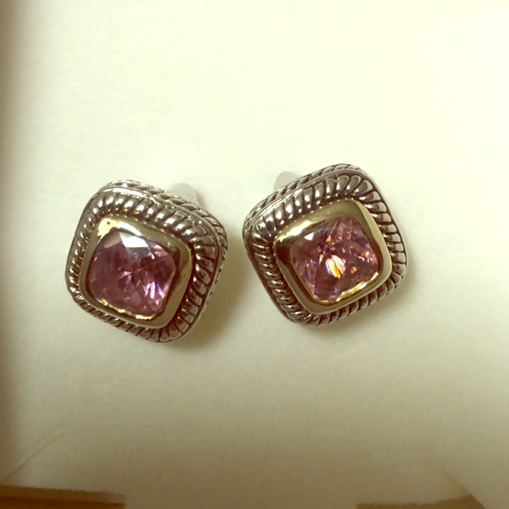 David Yurman style earrings